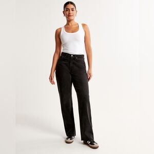 Abercrombie & Fitch Curve Love High Rise Loose Jean